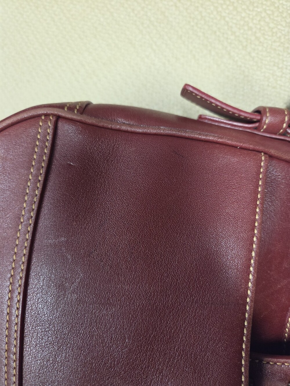Vintage Y2K Coach Hamptons Soho Burgundy Leather Buckle Shoulder Bag Purse EUC - Picture 7 of 13